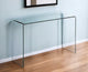 47" Clear Glass Block Console Table-1